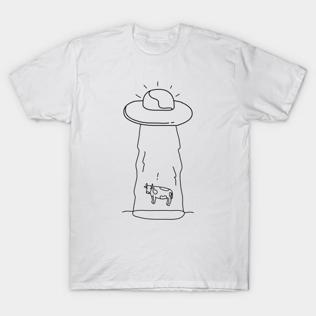 UFO T-Shirt by HaloCalo